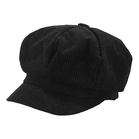 Visor Beret Cap Retro Britisk Stil Peaked 8 Panel Koldt Resistent Corduroy Kvinder Oktagonal Newsboy Cabbie Maler Hat (FMY)