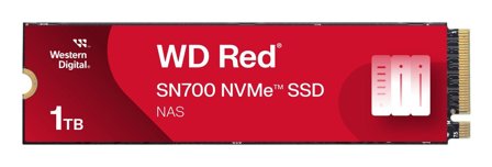 WD WD Red SSD SN700 NVMe 1TB M.2 2280 PCIe Gen3 8Gb/s internal drive for NAS devices