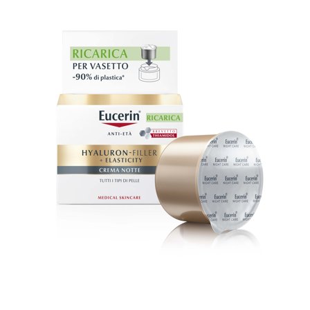 Eucerin Hyaluron-Filler + Elasticity HYALURON-FILLER + ELASTICITY Crema Notte 50ml - Tratt.viso notte antirughe