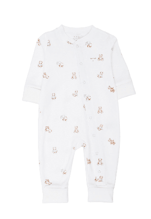 Livly Teddy Tay Overall Nyfödd stl. 44-68 Unisex Vit 86