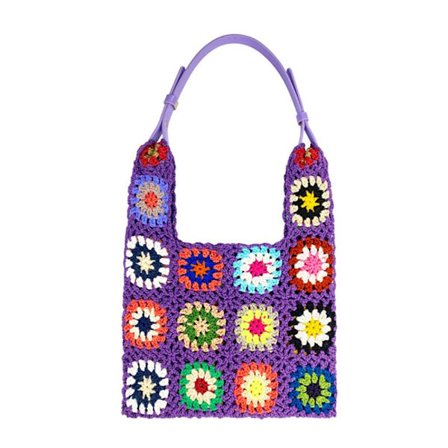 Skuldervesker Tote Bag MØRK LILLA