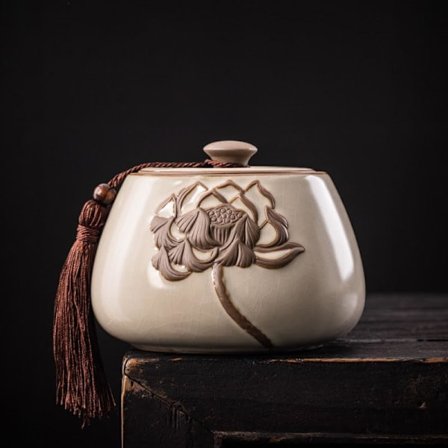 Teoppbevaringskrukke, keramisk tekanne, tekanne, tekanne, oppbevaringskrukke, tradisjonell stil oppbevaringskrukke tekanne, keramisk te