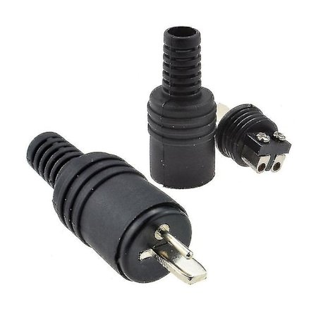 2-benet DIN-stik højtaler- og HiFi-stik skrueterminaler [2-pak] Hfmqv-FD8-