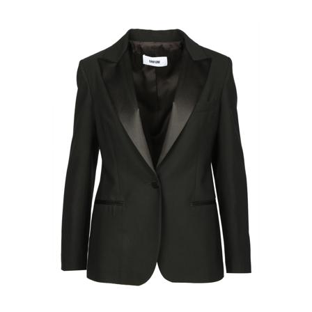 Mauro Grifoni Grifoni Black Sort, Dame Blazer, Størrelse: XS