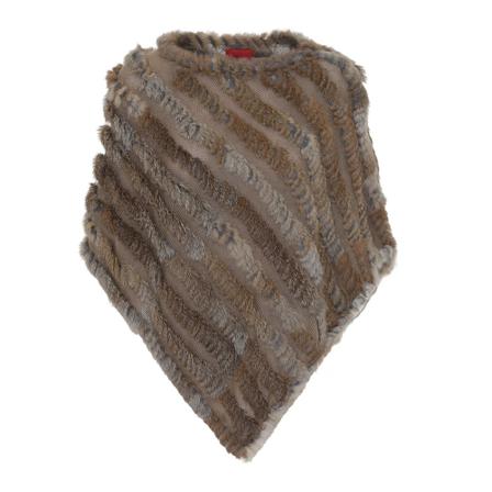 Levinsky Poncho Brun, Dame, Størrelse: ONE Size