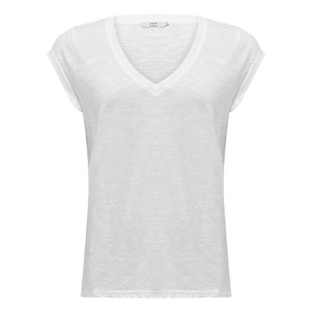 Coster Copenhagen, Basic V-neck T-Shirt Biały, Kobieta, Rozmiar: M