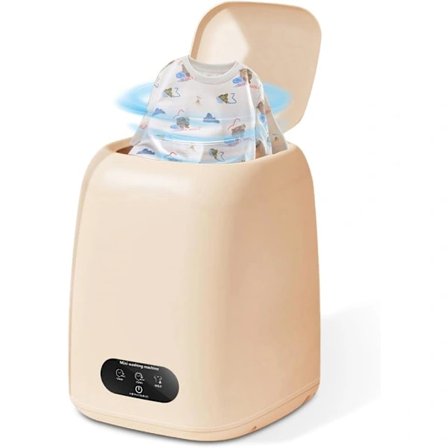 9L 1,35 kg Bærbar Mini Vaskemaskin for Babyklær Undertøy Camping Bobil [Energiklasse A]