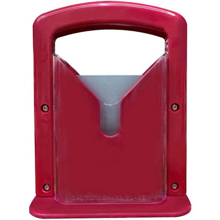 Bagelskærer, sikkerhedshåndtag, bagelskærer i rustfrit stål