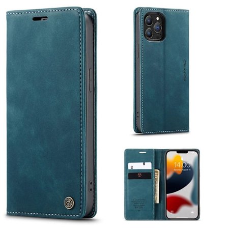 CaseMe vintage iPhone 13 Pro fodral - Grön