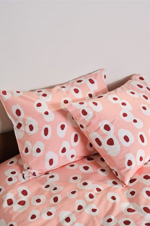 Jotex - Putetrekk 2-pk 50x60 Cm Rosa - OVO - Kjøp Putevar hos Jotex