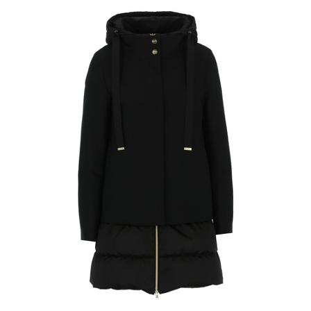 Herno, Coat Zwart, Dames, Maat:L,Cotton