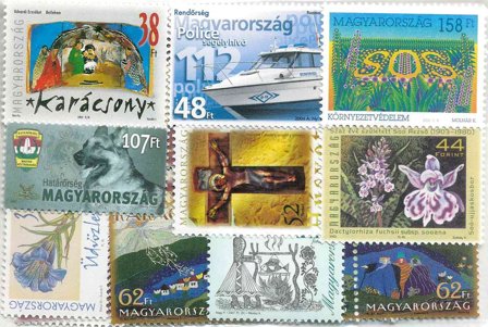 Ungarn - Frimærkepakke - 50 postfriske portomærker
