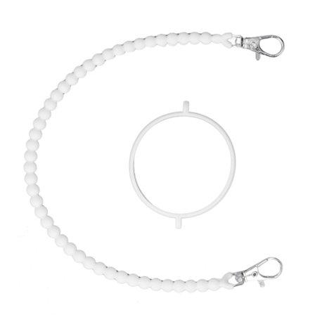 Mugghållare vattenflaska bärhandtag portabla vattenkokare tillbehör vattenkokare handrem vattenflaska mugghandtag vit