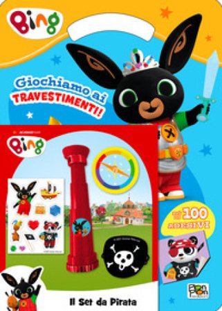 Giochiamo ai travestimenti! Bing. Ediz. a colori. Con set da pirata. Con Adesivi Cristina Panzeri