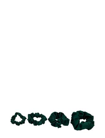 Four Sets Scrunchy Accessories Hair Accessories Scrunchies Vihreä PIPOL'S BAZAAR