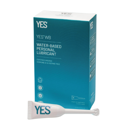 YES WB Vannbasert Glidemiddel, 6 x 5 ml