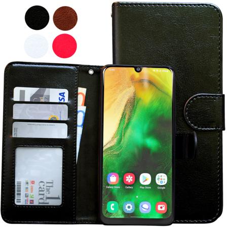 Samsung Galaxy A50 - PU Læderpung Etui Rosa