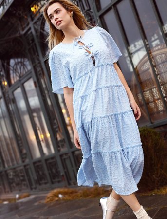 crās Clarettecras Dress - Blue - 38