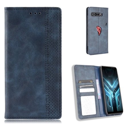 Bofink Vintage läder Asus ROG Phone 3 / Asus ROG Phone 3 Strix fodral - Blå