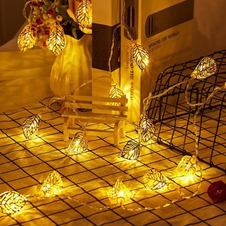 LED-lysstreng Gold Leaf String Light VARM HVIT VARM HVIT