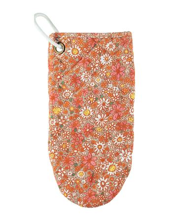 Oven Glove Frog Daisy, Orange 15X30 Cm Home Textiles Kitchen Textiles Oven Mitts & Gloves Multi/patterned Noble House