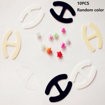 10 stk. BH-spenner, skyggeformet spenne, BH-klips