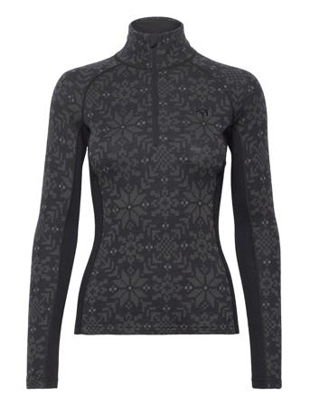Edith Half Zip Black Kari Traa