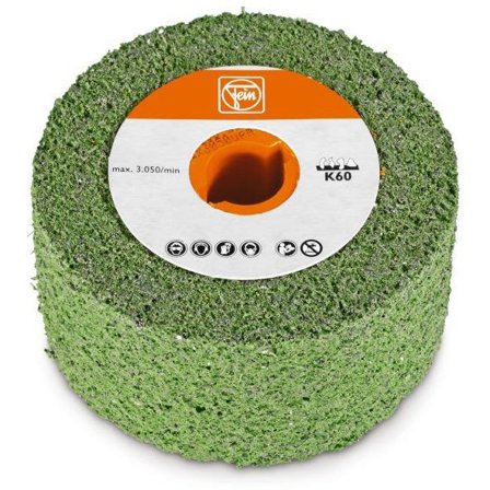 Fein 63721054010 Sliberulle elastik, hul 19 mm K60, 100 x 50 mm, Maskintilbehør & forbrugsvarer