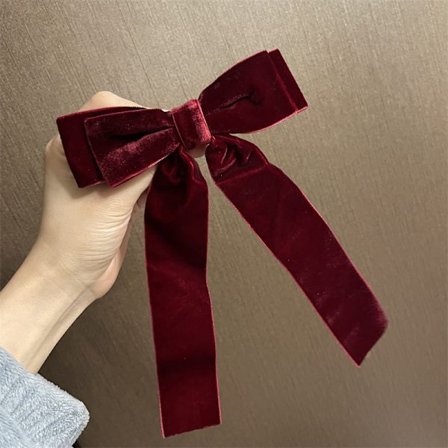 Vintage fløyelsbue Hårnåler Barrettes For kvinner Jenter Bryllup L