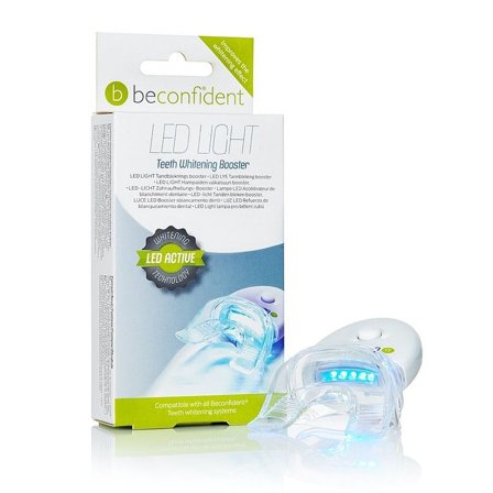 Beconfident Whitening LED Booster Light With Double Sided Mouth Tray, Medicin & Pleje, Mund & Tandpleje, Tandblegning