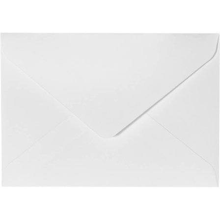 100 kpl kirjekuoria - C6 koko - 11,4 x 16,2 cm - 130gsm - Tervehdys