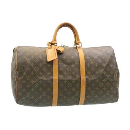 Louis Vuitton Vintage, Pre-owned Keepall 50 Bruin, unisex, Maat:ONE Size