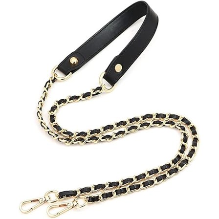 1 kpl Laukku Ketju 120cm, Vaihdettava Laukku Ketju Soljilla, Metalli