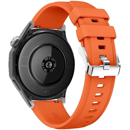 KALEBOL 22mm Silikon Klockarmband Samsung Galaxy Watch3 45mm / Huawei Watch GT 5 46mm / GT 5 Pro 46mm Armband - Orange