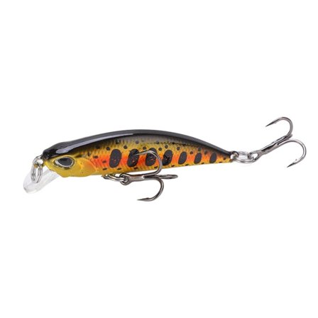 5 cm Hard Kunstig Minnow Fiskeagn 3D Livaktige øyne Flytende Wobbler Fiskesluk #2