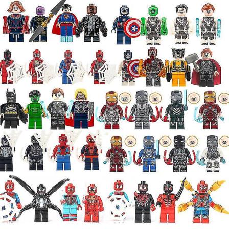 40 stk Avengers Minifigurer Byggeklosser Lekefigurer Sett -xh[HK]