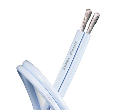 SUPRA 9984000852 Højttaler isolering af ionstabil PVC 32 mm, snit, 1 m, Forbindelsesudstyr & kabler