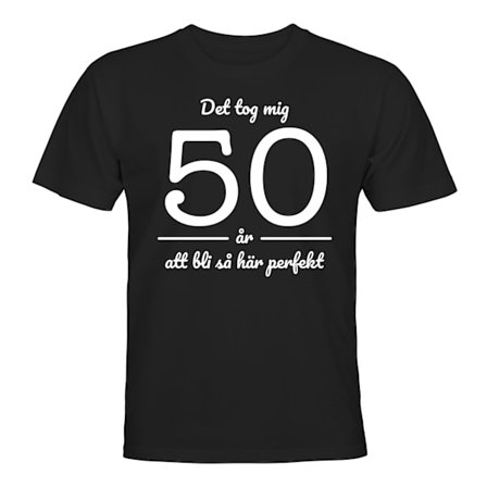 Det Tog Mig 50 år - T-SHIRT - HERR