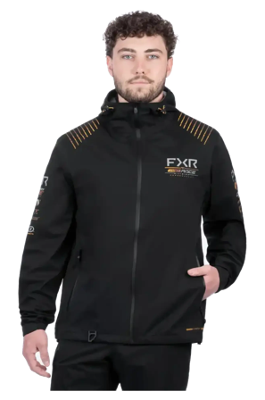 FXR Race Division Tri-Laminate Jacket 26 Black Kash XL