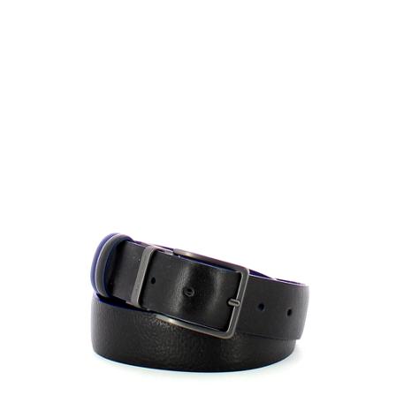 Piquadro, Square Special reversible belt Zwart, Heren, Maat:ONE Size