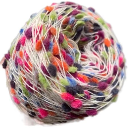 Värikäs karkkilanka, käsin sekoitettu lanka, pallolanka, papu- ja papulanka, kaikkiin sopivat käsin kudotut johdot