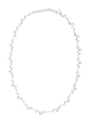 Drakenberg Sjölin Water Flow small full necklace Halsband Dam Silver ONESIZE