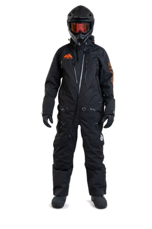 Kuorihaalari Jethwear The One V2 (2025) Musta/Oranssi XL