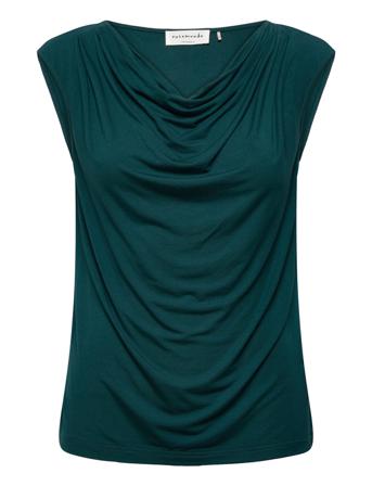 T-Shirt T-shirts & Tops Sleeveless Grön Rosemunde