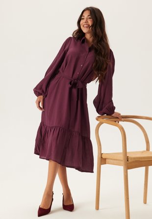 Happy Holly - Midi Shirt Dress - 48/50