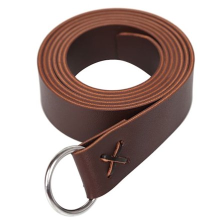 Menn Viking Performance PU Belte Middelalderbelte Vintage O-Ring Lærbelte Keltisk Knute Dekor Belte Dekorasjoner Ridderbelte