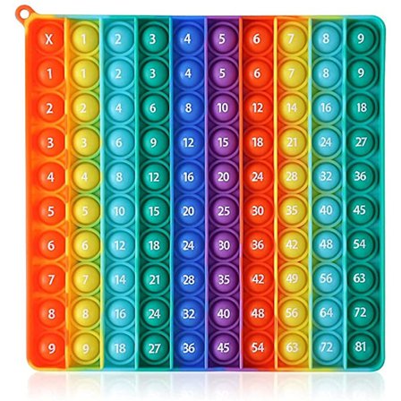 Printed digitaalisen kertolaskukaavan fidget toys