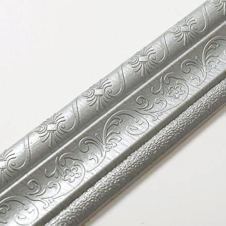 Självhäftande midjelinje Vattentät klistermärke 3d- printed tapetdekor - vägg Grey