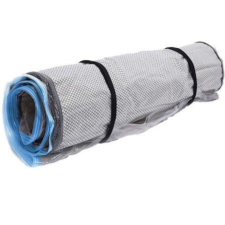 Vakuumoppbevaringspose for full Queen-madrass, komprimeringsløsning for madrass med justerbare stropper, lufttett vanntett design med dobbel 