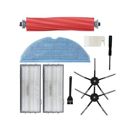 5-armars sidorullborstemopp tyg tvättbart filter för Roborock S7 S7Max S70 S75 T7S Plus robotdammsugaredelar